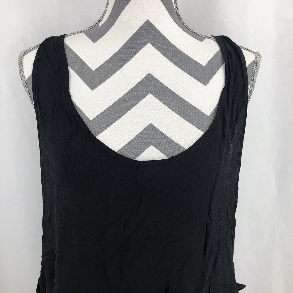 Chelsea28 Tayla Side Tie Cover Up Tank Minidress Scooped Neck Back Cutout XL NWT